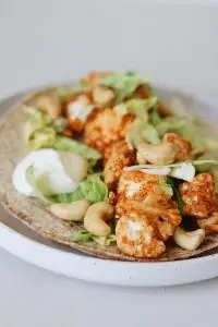 Tortilla wraps met bloemkool stukjes recept van Dokter Tamara