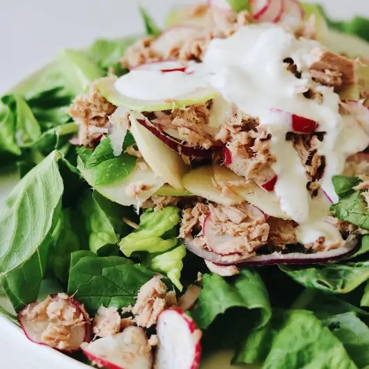 Tonijnsalade met appel