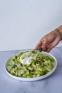 Groene salade met burrata recept van Dokter Tamara