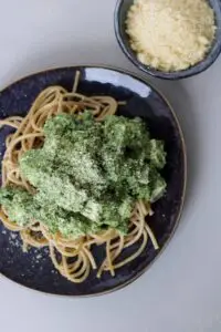 Pasta met groen(t)e saus recept van Dokter Tamara