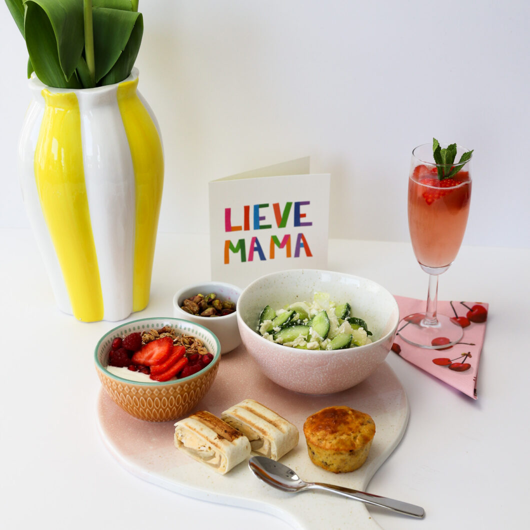 Moederdag ontbijtplank