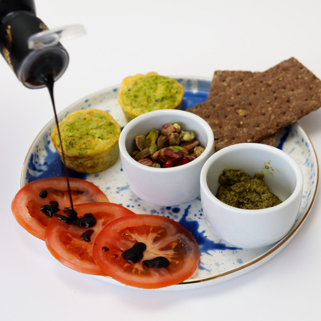 Courgette-frittata lunchbox