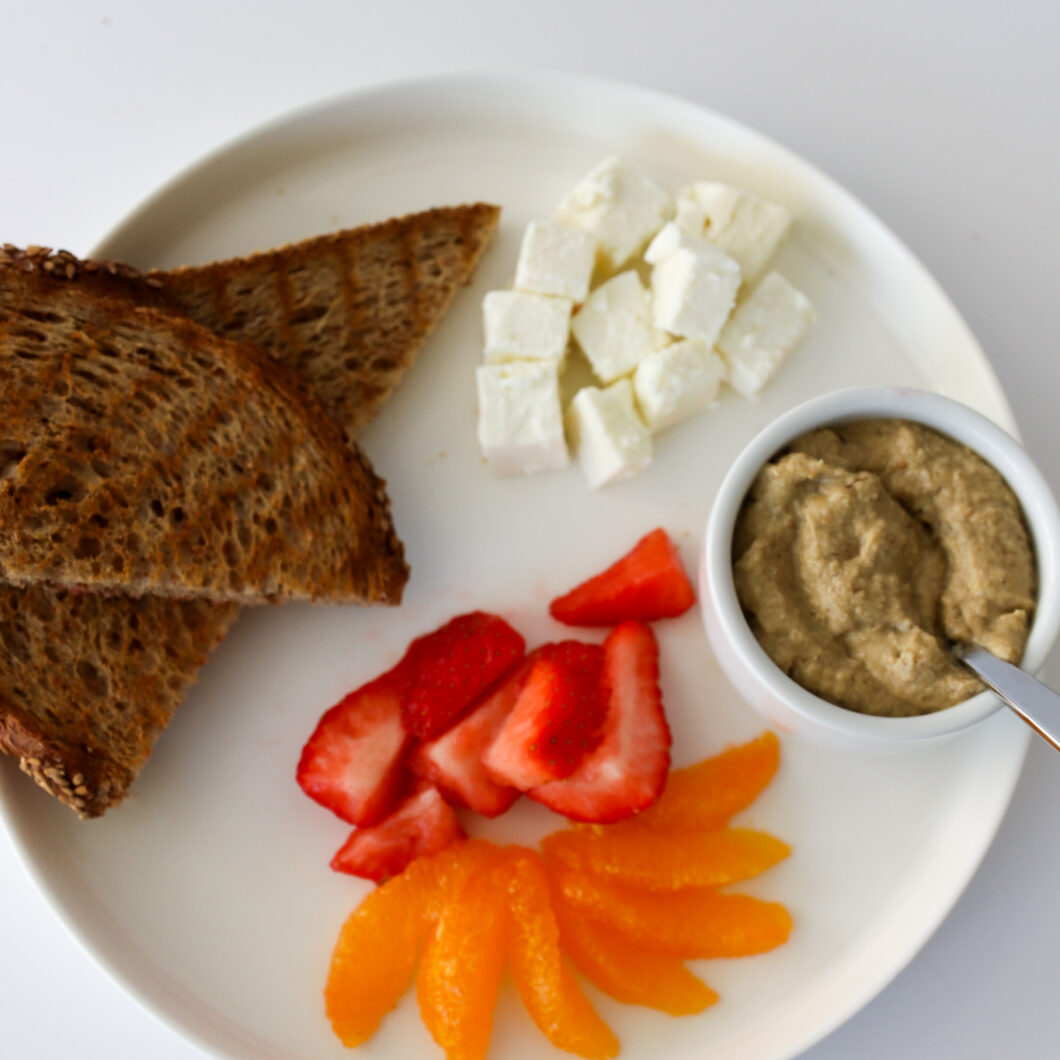 Mediterraanse Baba Ganoush lunchbox