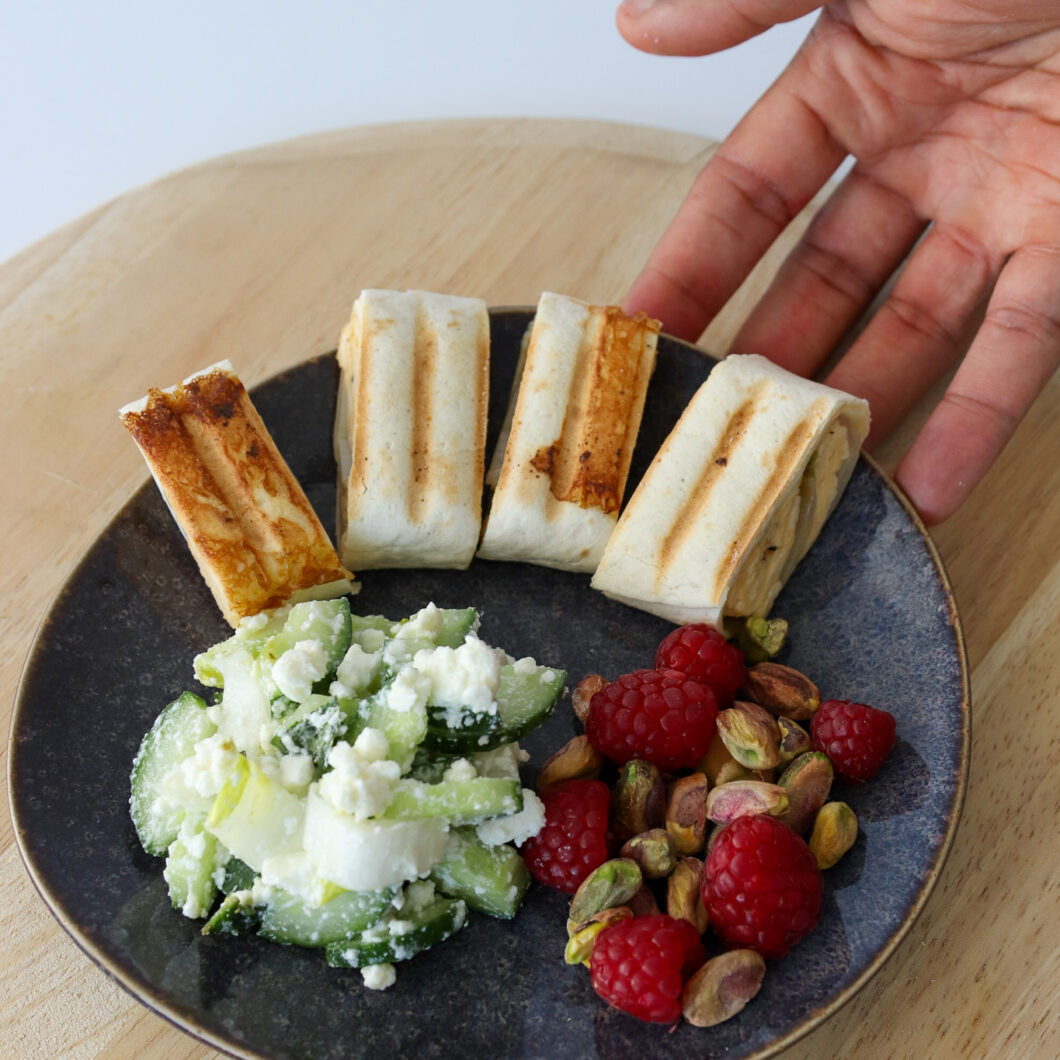Lunchbox - Komkommer-feta salade