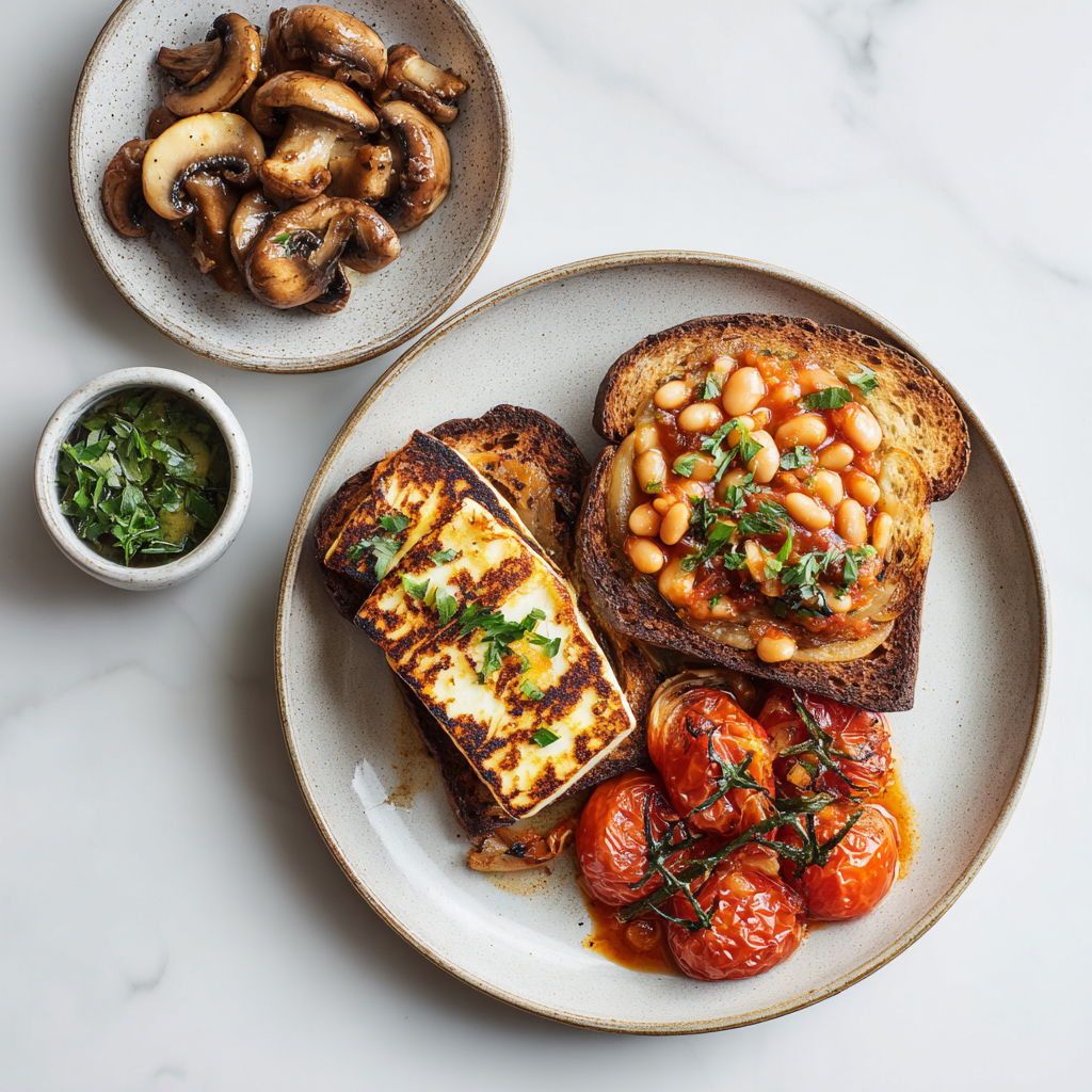 Vegetarische English breakfast