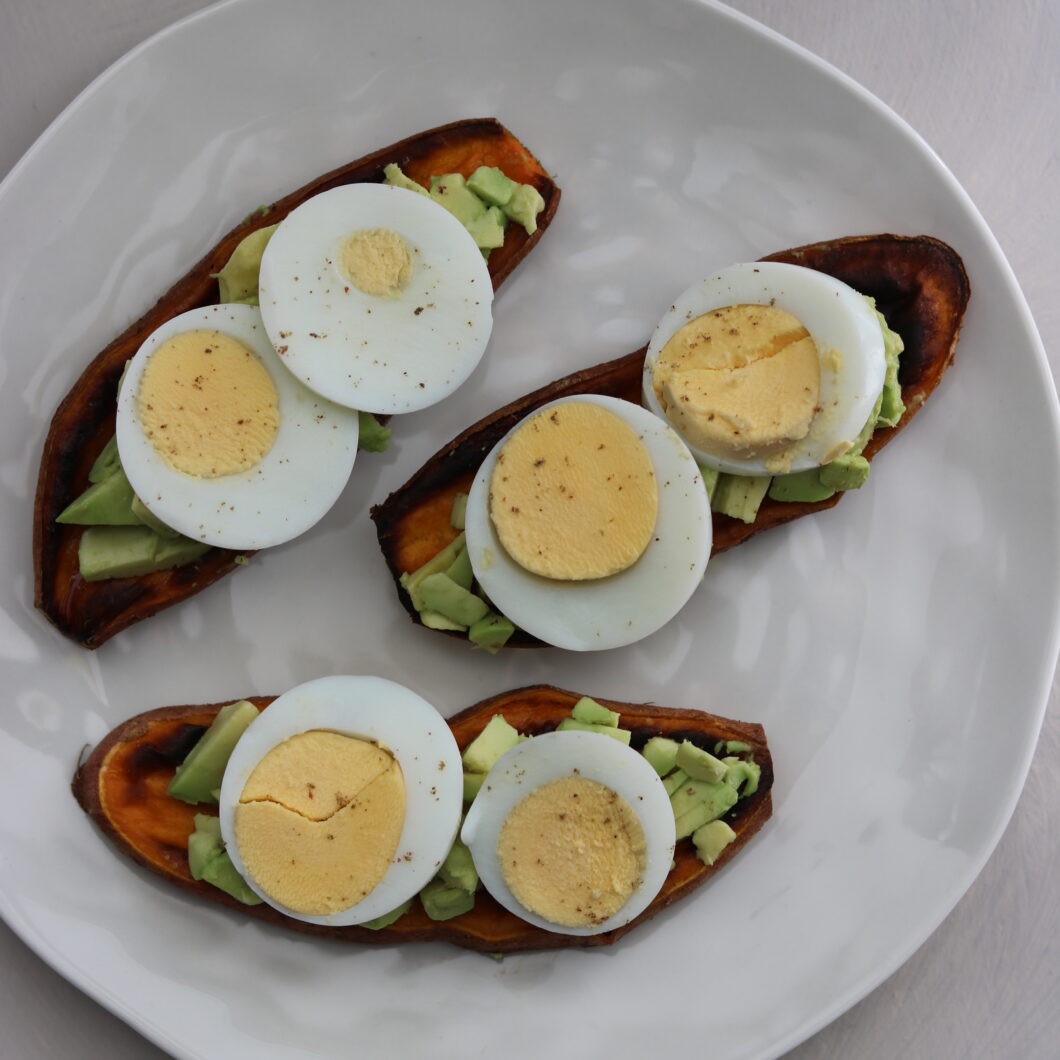 Zoete aardappeltoast