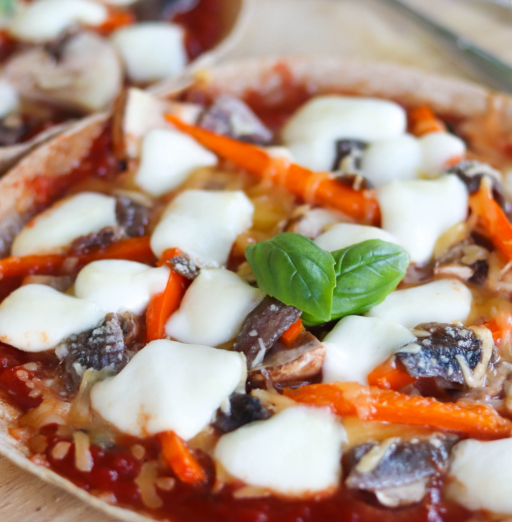 Wrap pizza met ansjovis