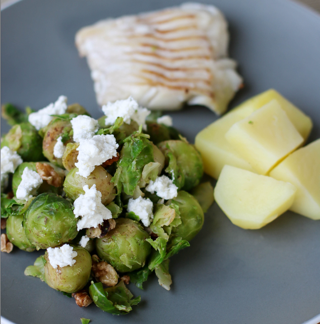 Spruitjes met aardappel