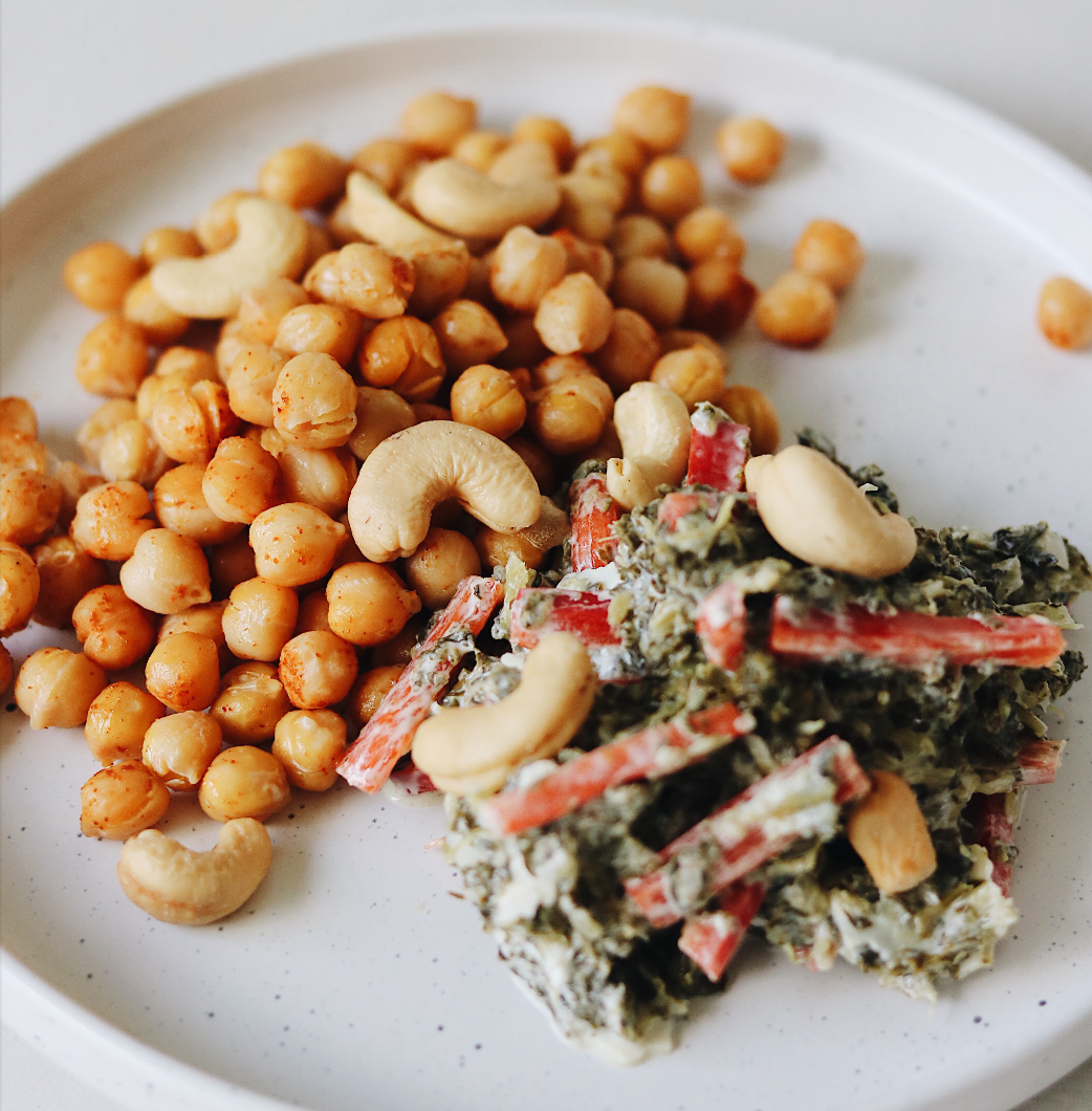 Kikkererwten-boerenkoolsalade