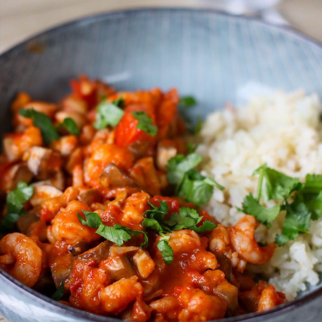 Garnalen curry