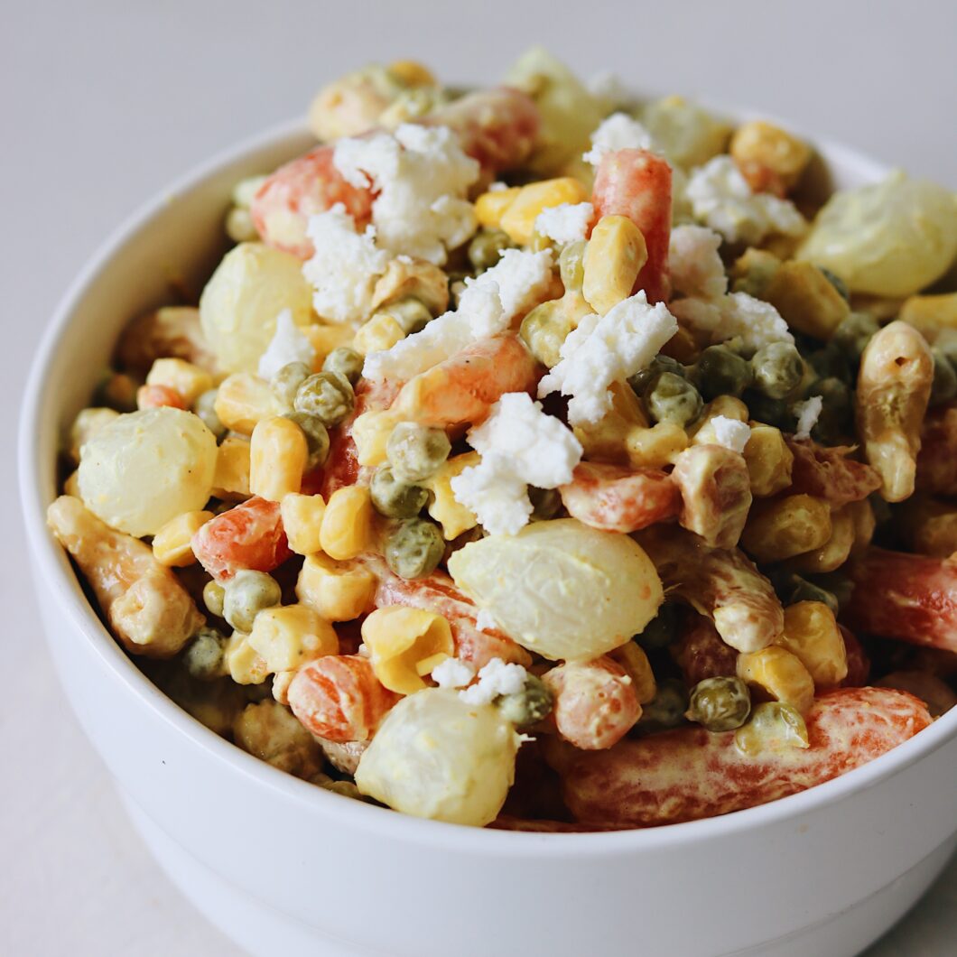 Eenvoudige smakelijke salade