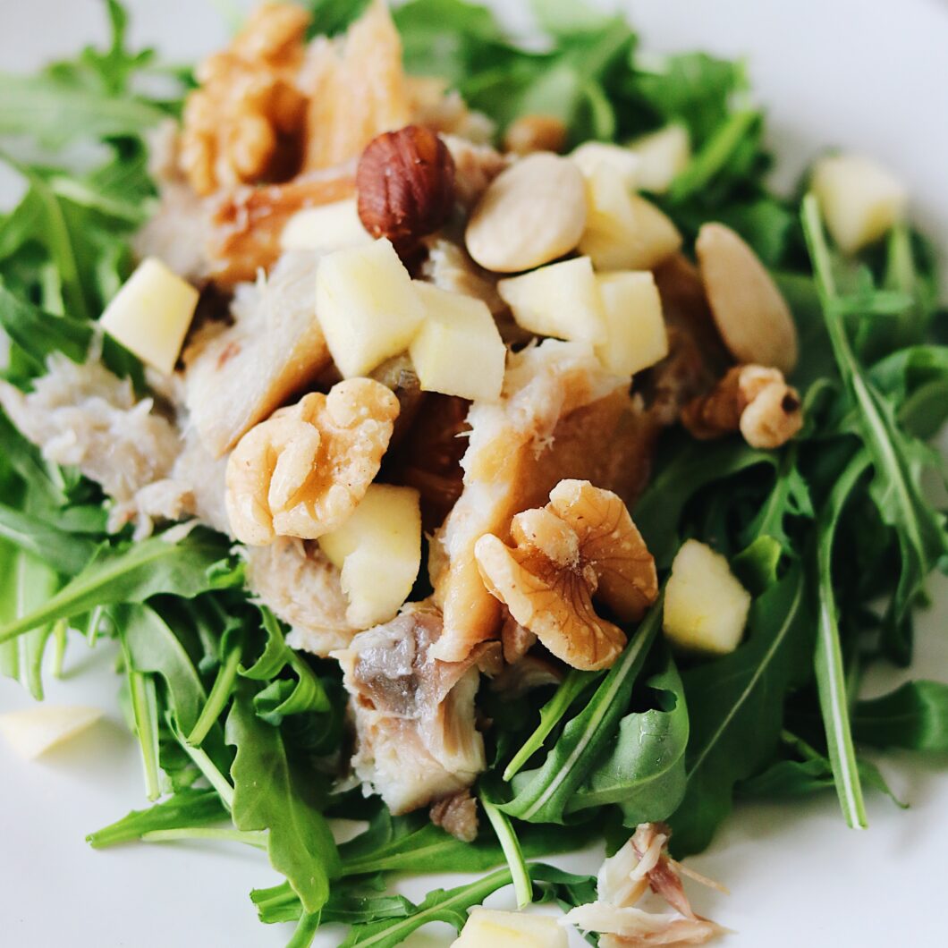 Makreel en appel salade